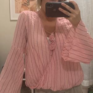 PINK TUNIC TOP. FLOWY AND ADORABLE.